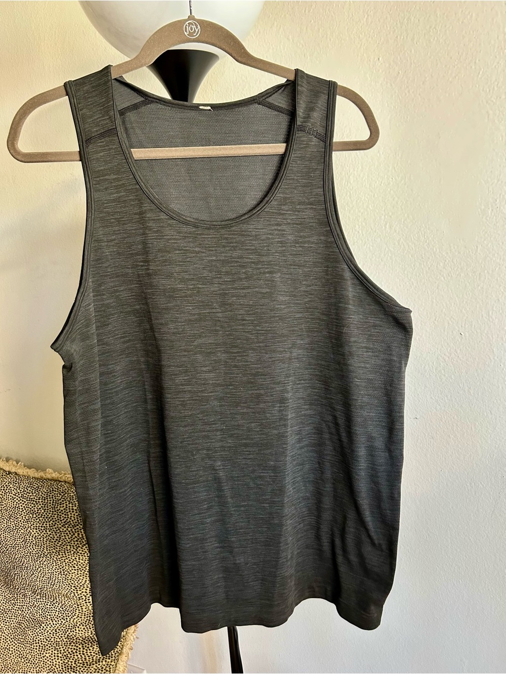 lululemon athletica Heathered Charcoal Performance Tank